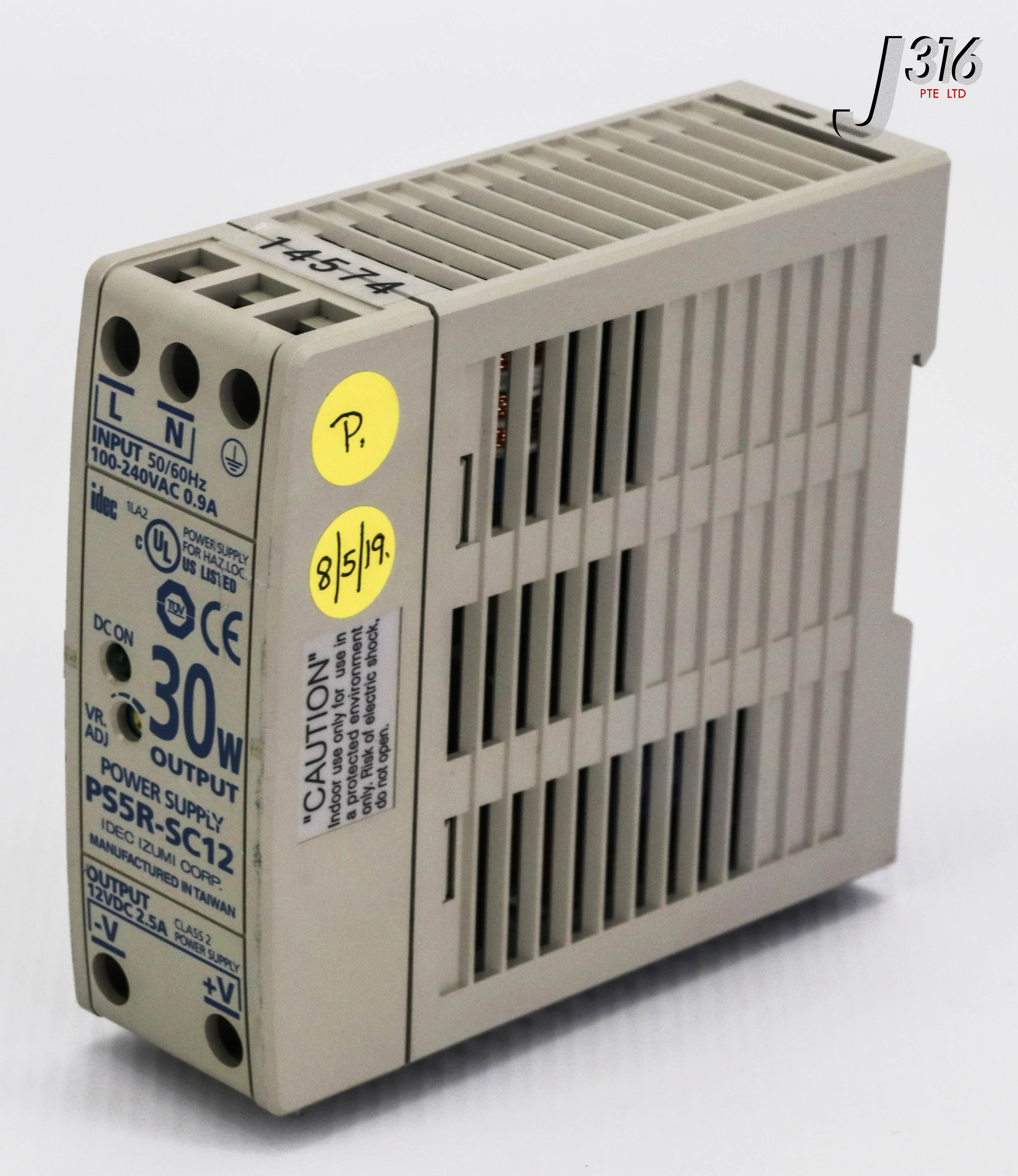 専用　PLC 14574 IDEC POWER SUPPLY MODULE, 12VDC 2.5A 30W PS5R-SC12 | eBay